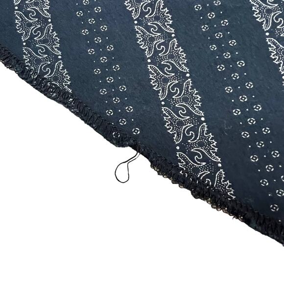 Black and Gray Printed Western Pearl Snap Shirt Lane Vintage XL - Picture 6 of 7